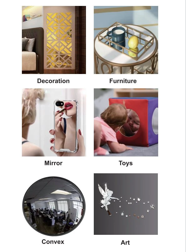 mirror acrylic sheet application