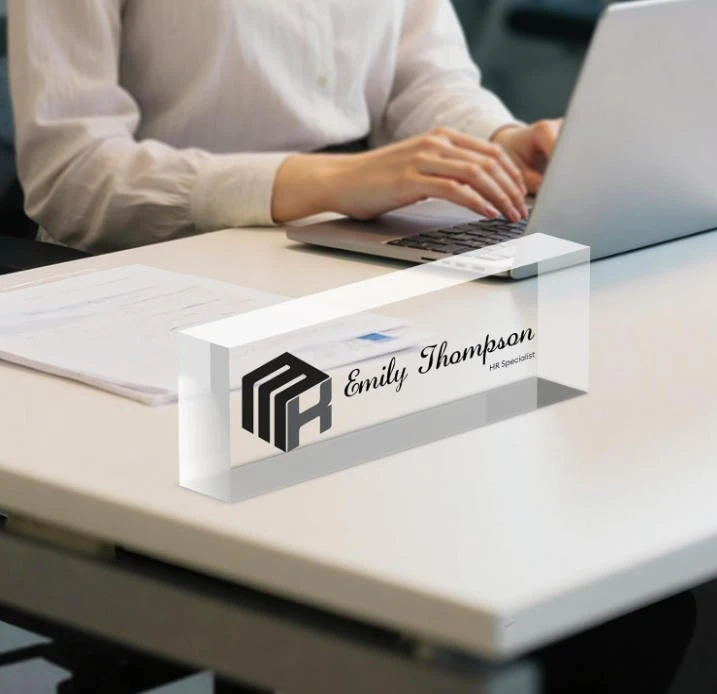 Personalized Acrylic Name Plate Block factory